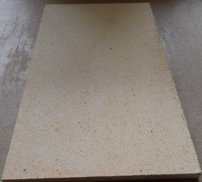 Schamotteplatte 600x300x40 mm A40ts Schamotteplatte 600x300x40 mm A40ts