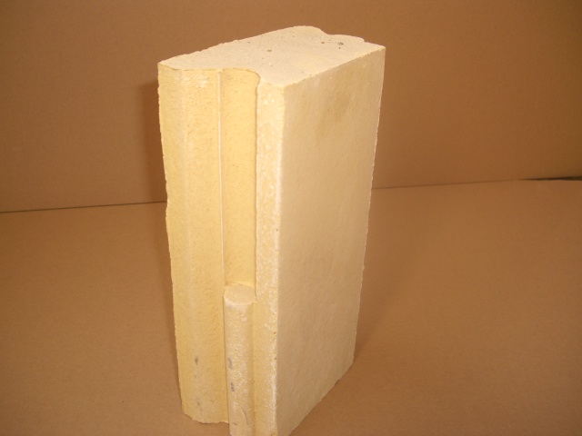Distanzstein 124 mm für Steinbackofengewölbesteine Schamotte Distanzstein 124 mm für Steinbackofengewölbesteine Schamotte