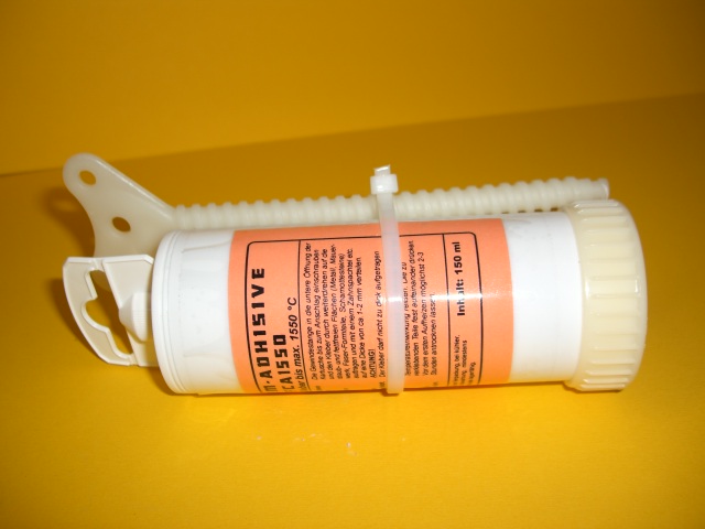 FIRETEK Feuerfester Kleber FCA1550 150 ml Spindelkartusche
