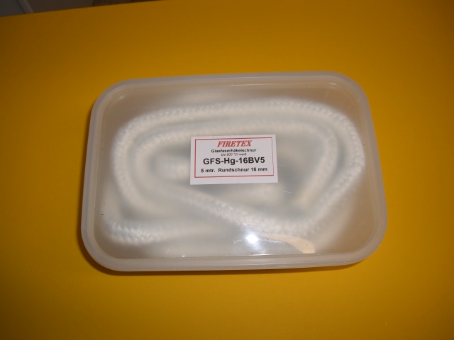 FIRETEX Ofentürdichtschnur weiß, Ø 10 mm/5 m Länge GFS-Hg-10B5 FIRETEX Ofentürdichtschnur weiß, Ø 10 mm/5 m Länge GFS-Hg-10B5